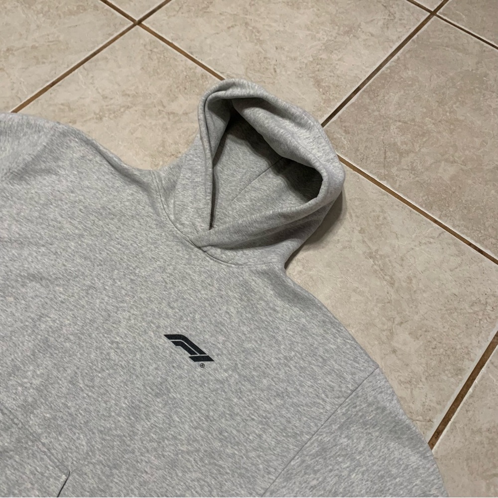Formula 1 Racing Heavyweight Hoodie Mens Extra Large Grey F1 Pacsun Fleece